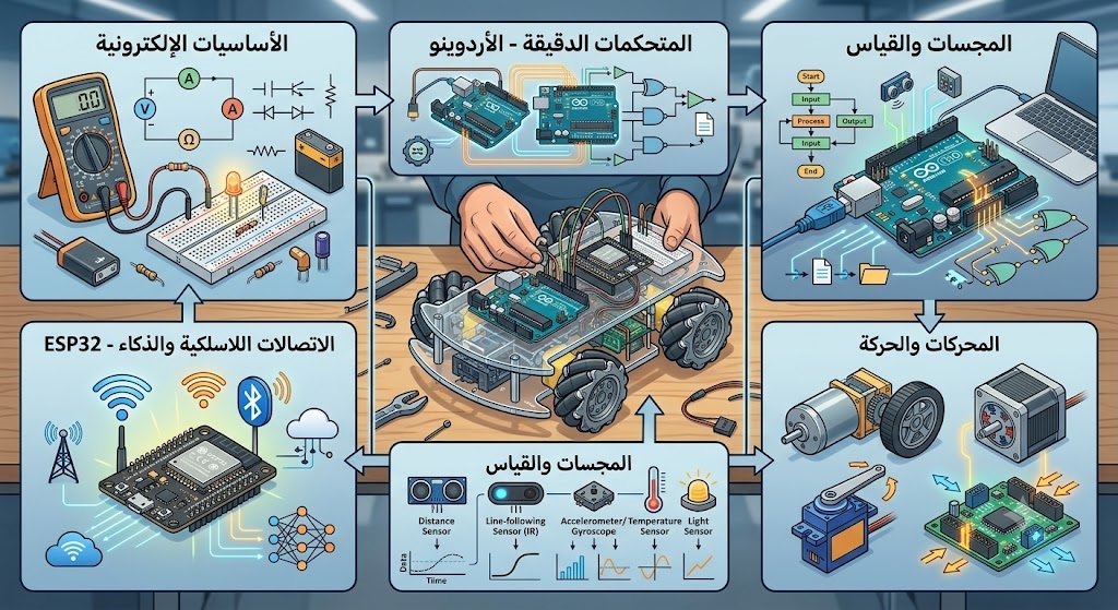 Protected: كورس الأنظمة المدمجة وبناء الروبوتات الذكية